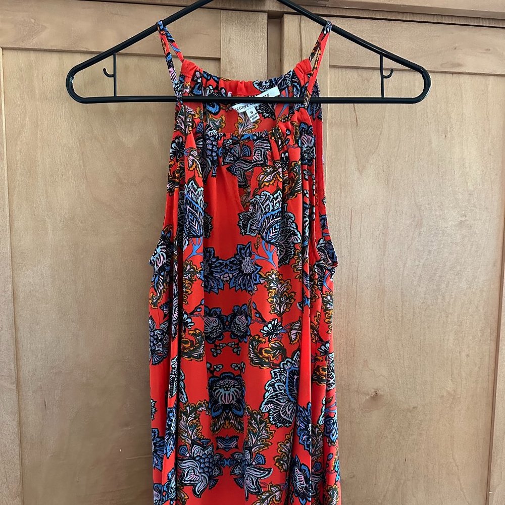 Collective Concepts - Red Flowy Top - Size Small - image 3